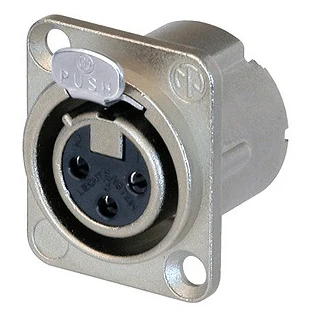 Neutrik NC3FD-L-X Female XLR Chassis Connector