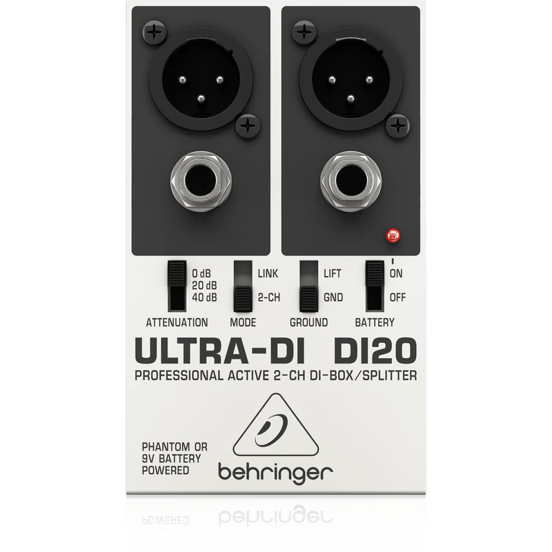 Behringer ULTRA-DI DI20 2-Channel Active DI Box