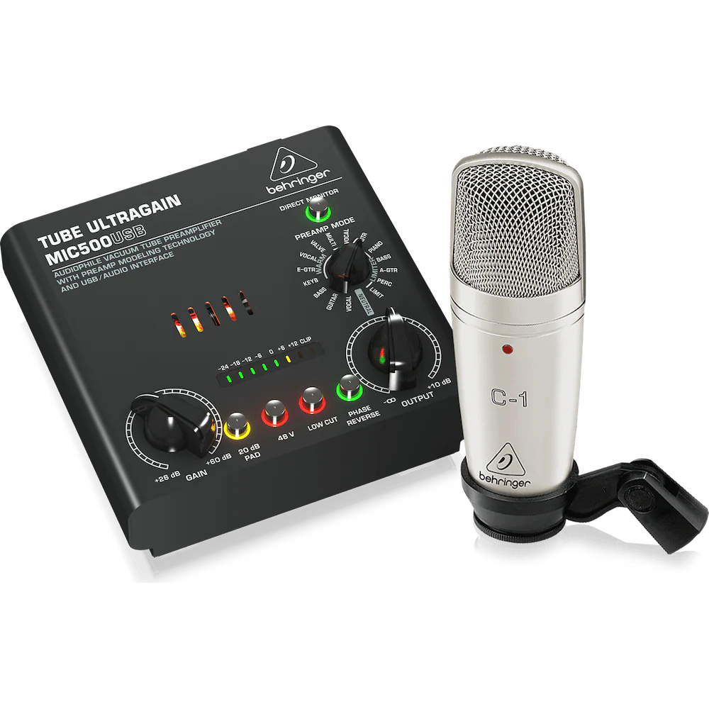 Behringer Voice Studio Recording Bundle