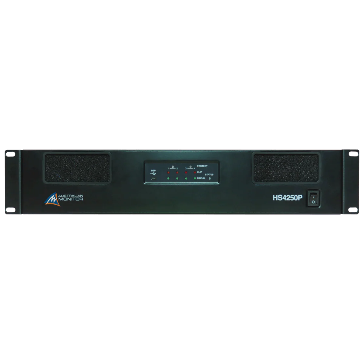 Australian Monitor HS4120P 4 x 120 watt Power Amplifier with DSP
