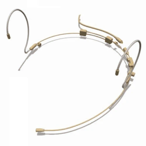 Cannon HS14T Tan Premium Double Ear-Hook Omni-Directional Headset