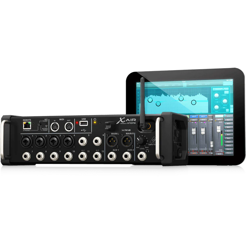 Behringer X AIR XR12 12-Input Digital Mixer for iPad/Android Tablets