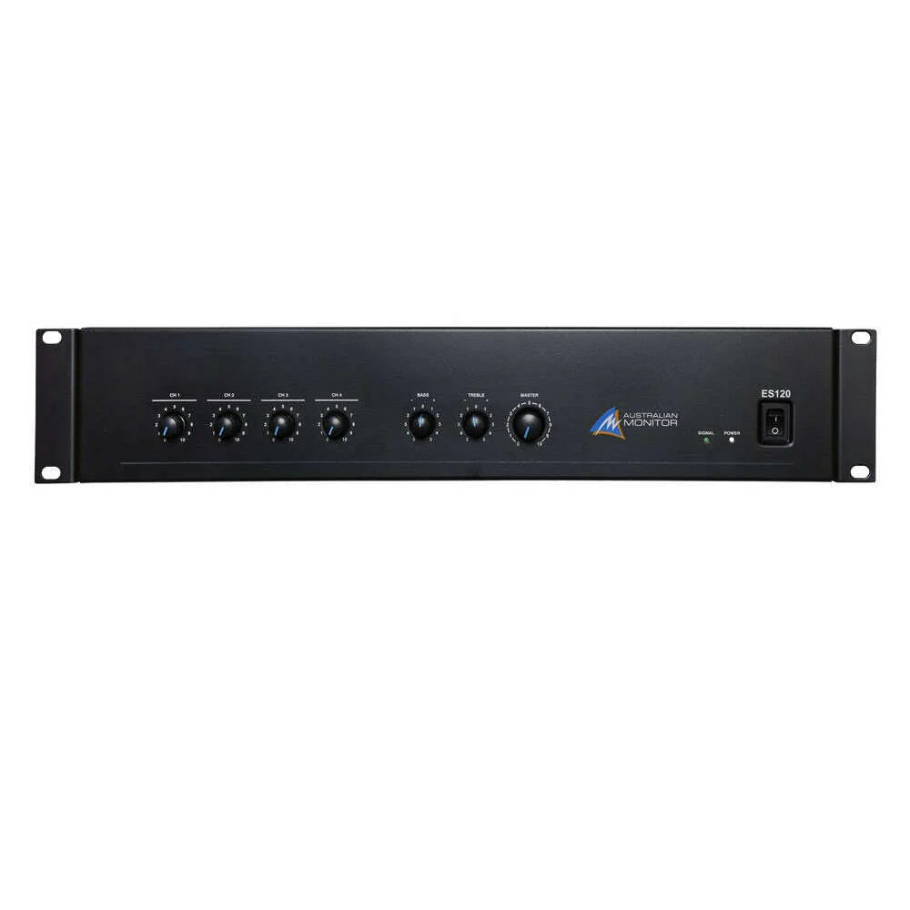 Australian Monitor ES120 4 Channel 120 watt Mixer Amplifier