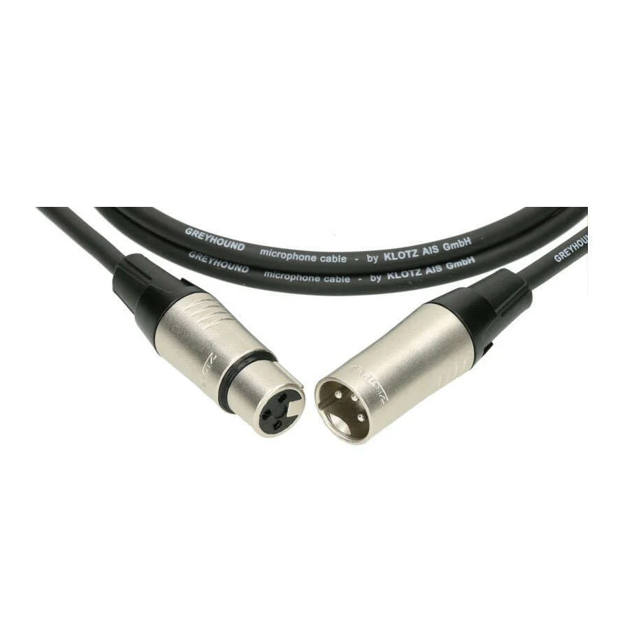 Klotz GRG1FM Greyhound Female to Male XLR Microphone Cable - 1 to 10 Metre