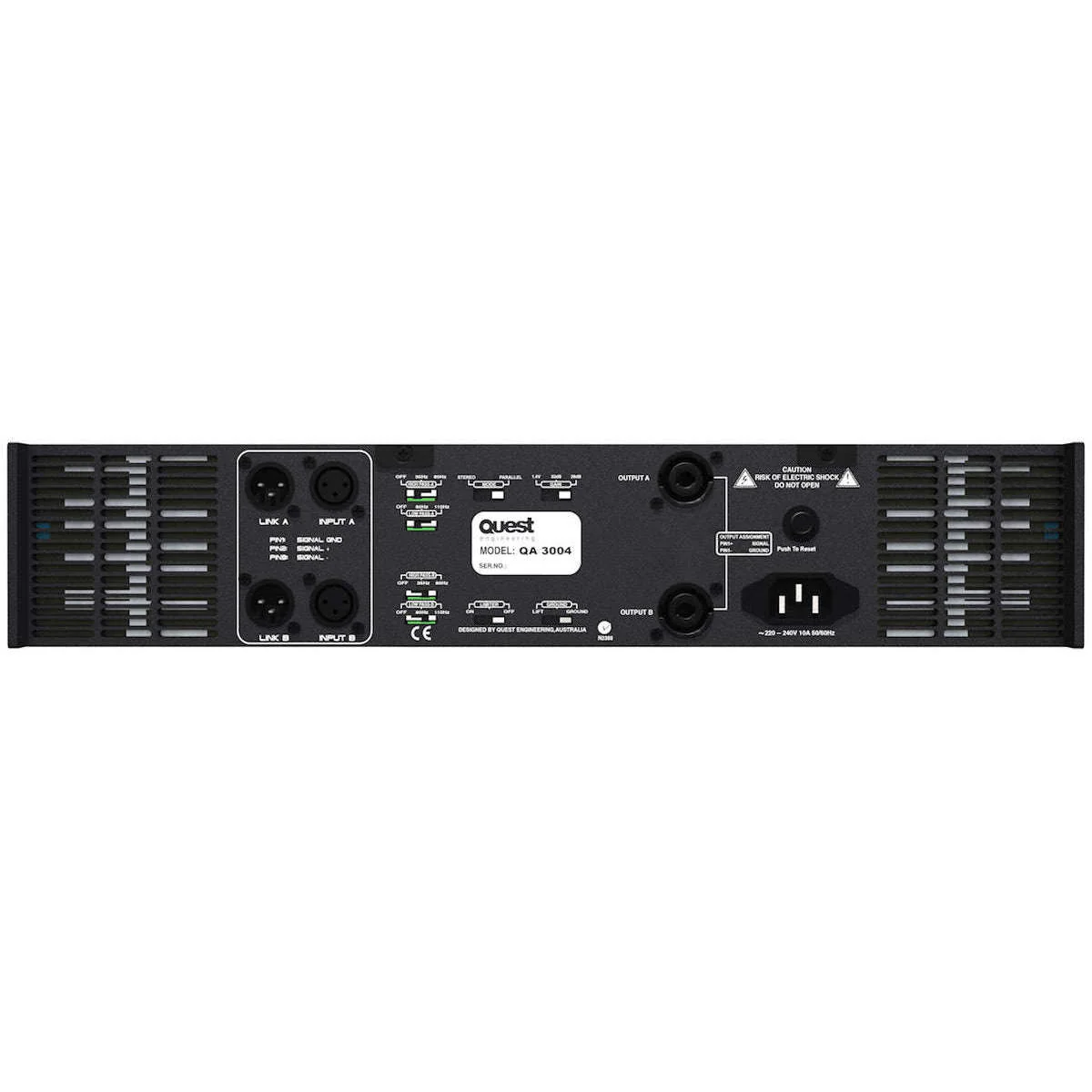 Quest QA1004 Stereo Power Amp 2 x 575W @ 4 ohm