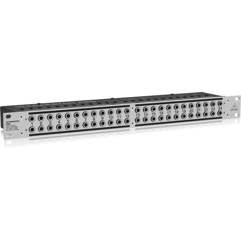 Behringer ULTRAPATCH PRO PX3000 Multi-Functional 48-Point 3-Mode Balanced Patchbay
