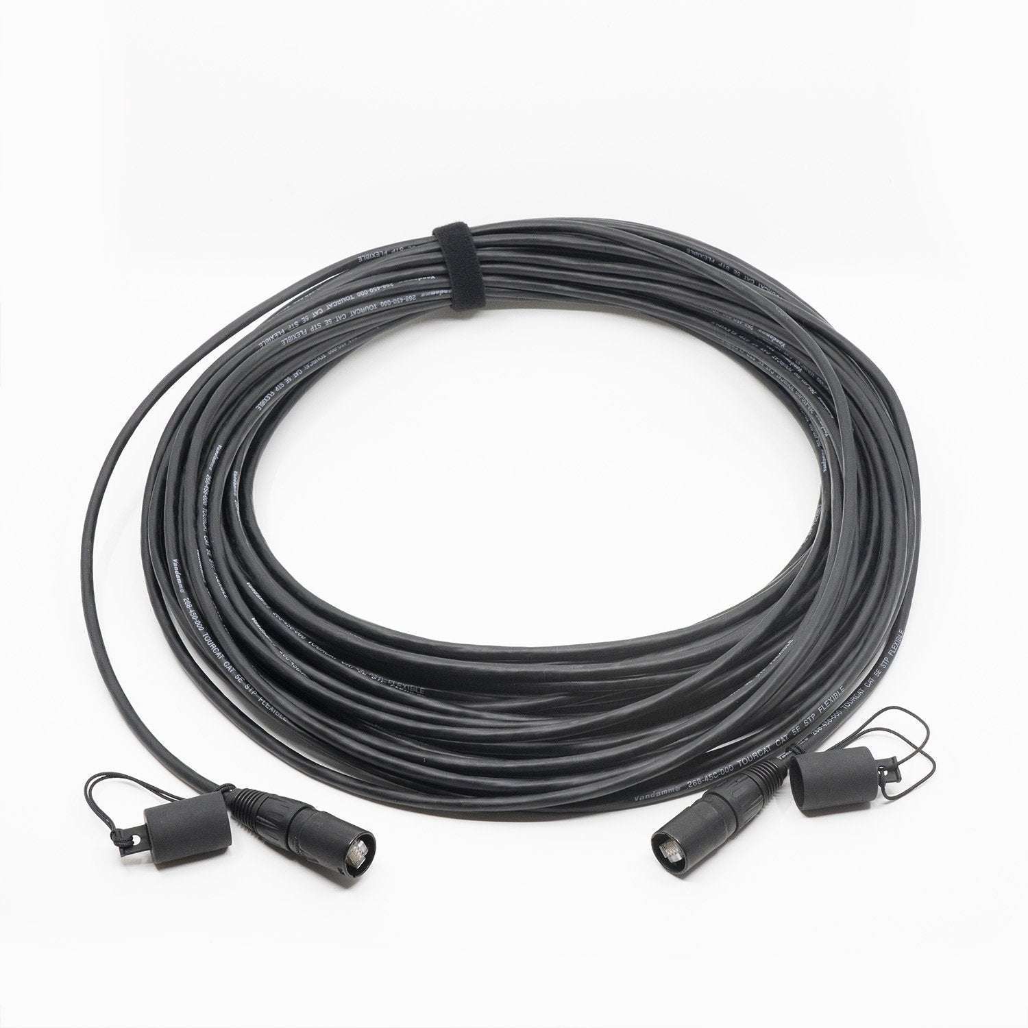 TourCat VAN DAMME Cat 5E STP Extra Flexible Cable with Neutrik Ethercon Connectors - 10, 20, 30, 50, 80 & 100 Metres