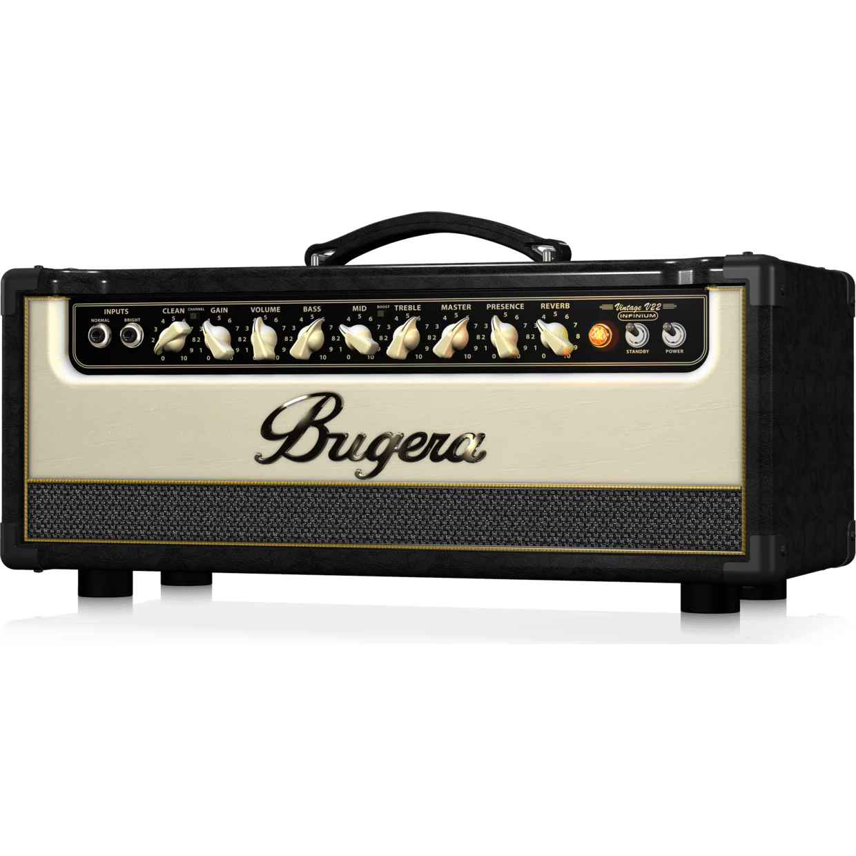 Bugera V22HD INFINIUM 22-Watt Vintage 2-Channel Tube Amplifier Head