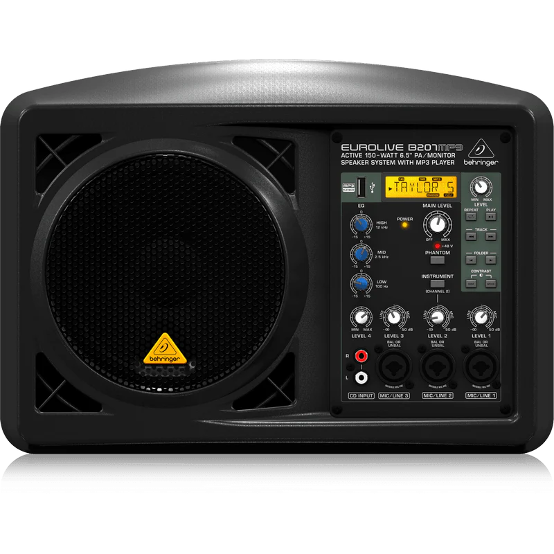 Behringer EUROLIVE B207MP3 Active 150-Watt 6.5