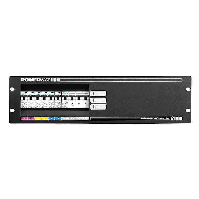 Powerwise PD620i 3 Phase to 6 x 20A Rackmount Power Distribution Unit