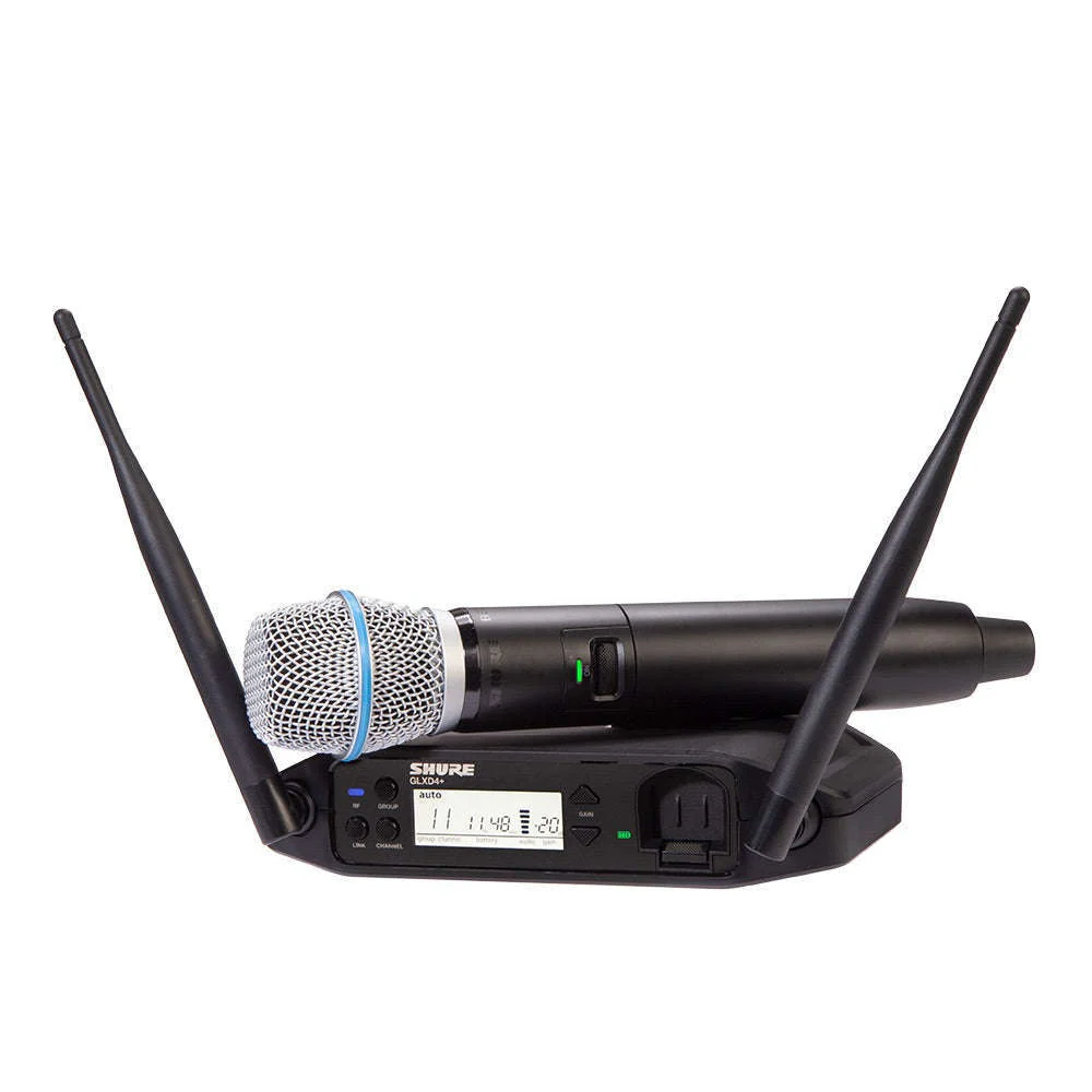 Shure GLXD24+/B87A Handheld Digital Wireless System