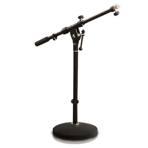 Armour Heavy Duty Cast Iron Base Desktop Microphone Stand - Suitable for Kick Drum