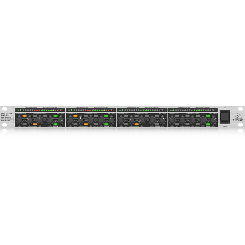 Behringer MULTICOM PRO-XL MDX4600 V2 4-Channel Expander/Gate/Compressor/Peak Limiter