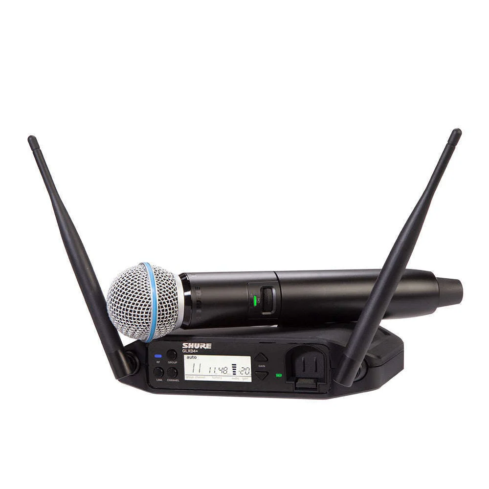 Shure GLXD24+/B58A Handheld Digital Wireless System