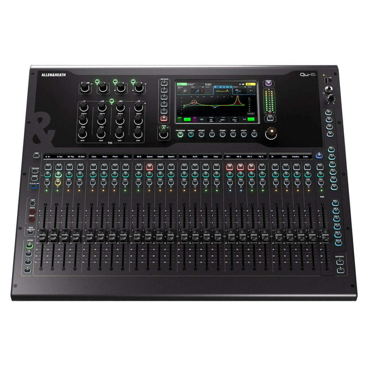 Allen & Heath Qu-6 38in/24out 96kHz Digital Mixer