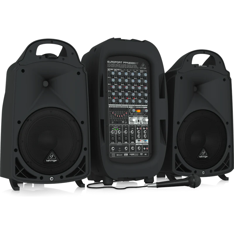 Behringer EUROPORT PPA2000BT 2000W 8-Channel Compact PA System