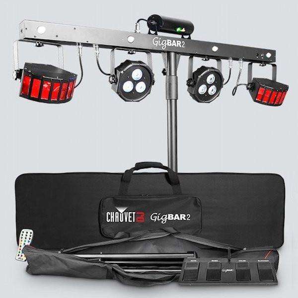 Chauvet DJ GigBar 2 All-In-One DJ/Party Lighting Effects System with Controller and Carry Bag