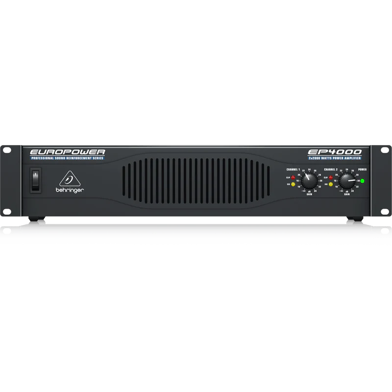 Behringer EUROPOWER EP4000 2 x 950 Watts RMS into 4 Ohms Power Amplifier