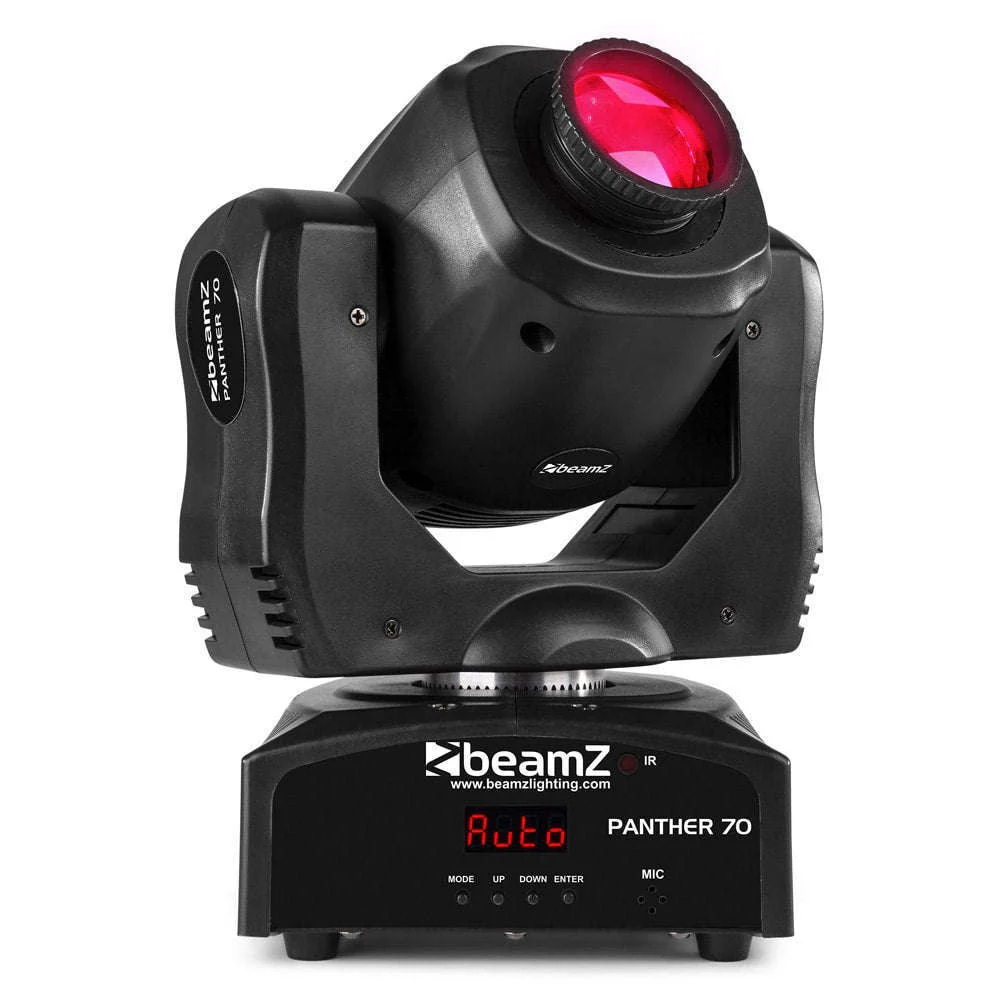 BeamZ Panther 70 LED Moving Head Spot with IRC Remote
