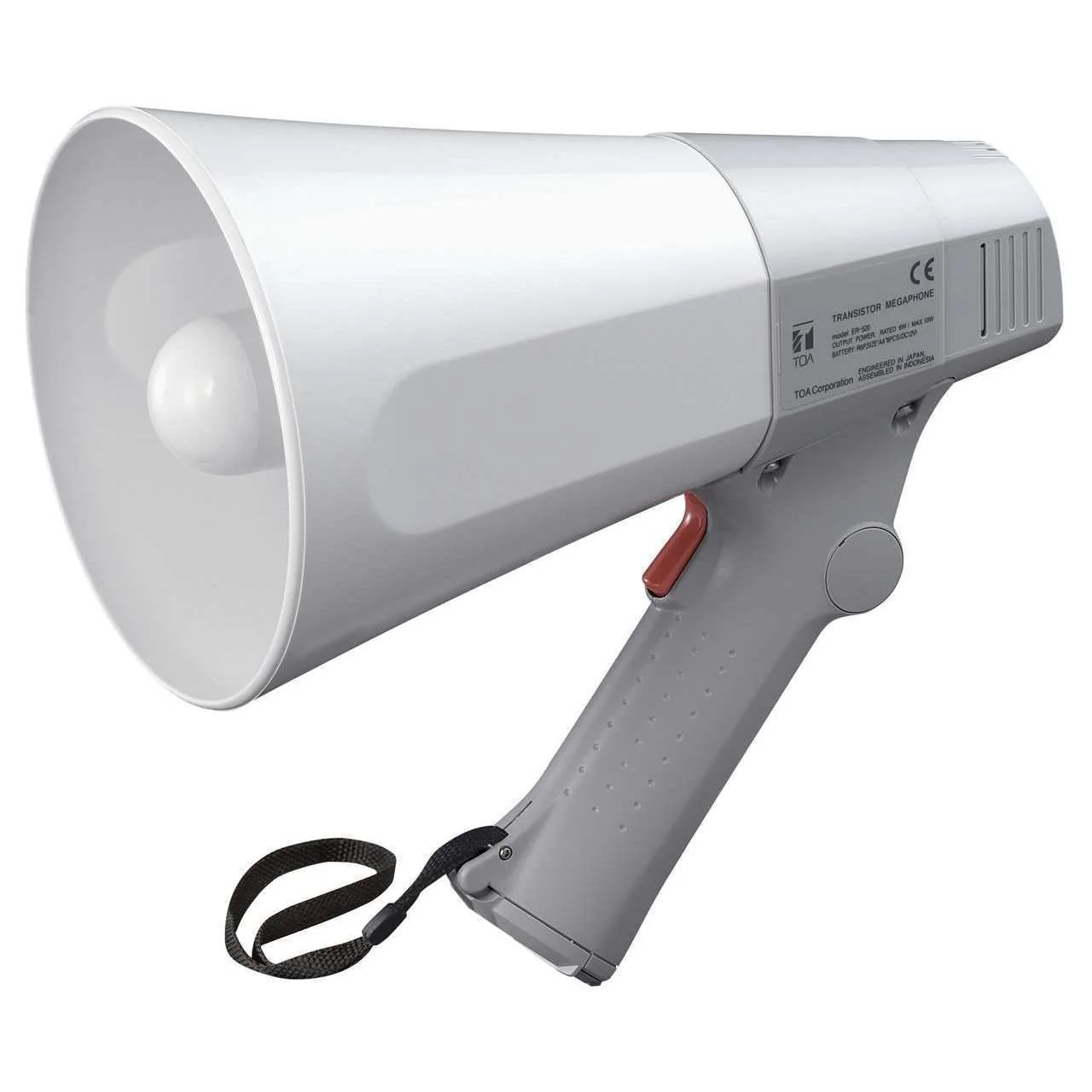 TOA ER520W 6 Watt (10W Max) Hand Grip Type Megaphone with Whistle
