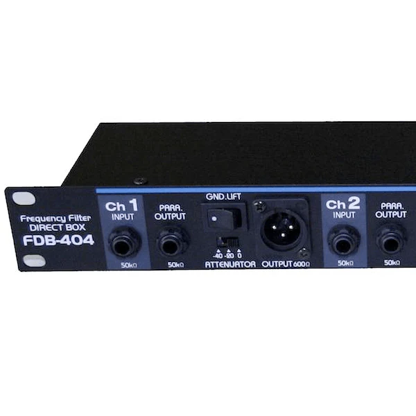 EWI FDB-404 4 Channel Rack-Mountable Passive Direct Box