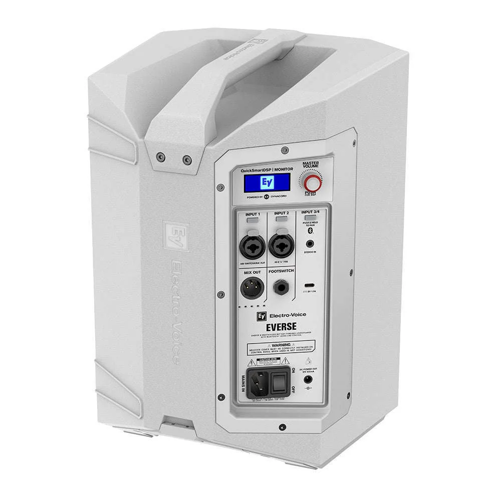 Electro-Voice Everse 8 Battery-powered Loudspeaker with Bluetooth? - WHITE