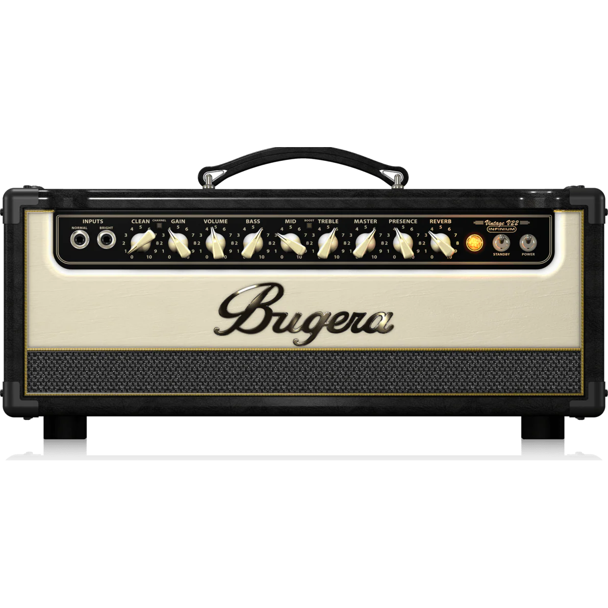 Bugera V22HD INFINIUM 22-Watt Vintage 2-Channel Tube Amplifier Head