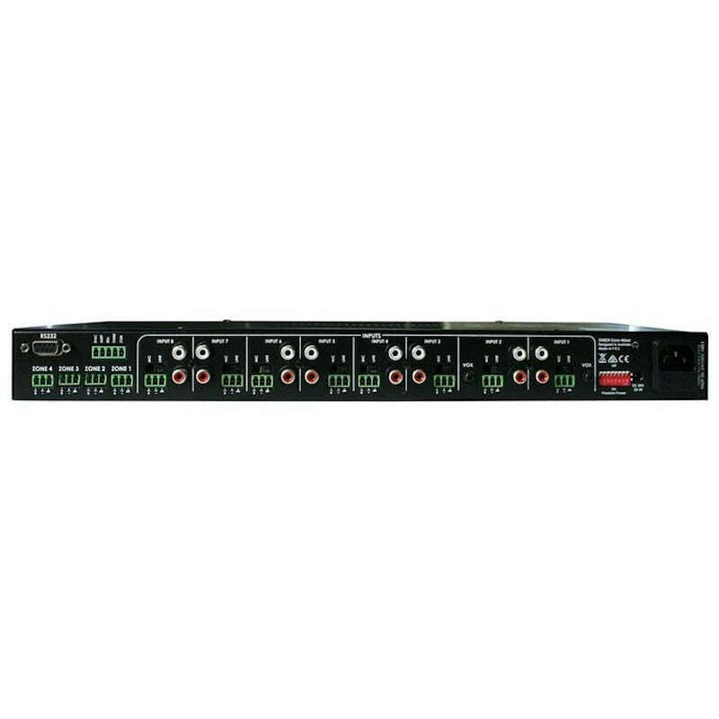 inDESIGN ZM824 8 input, 4 output Zone Digital Mixer