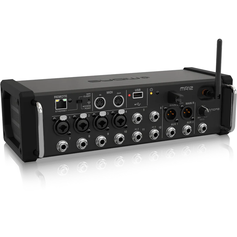 Midas MR12 12-Input Digital Mixer for iPad/Android Tablets