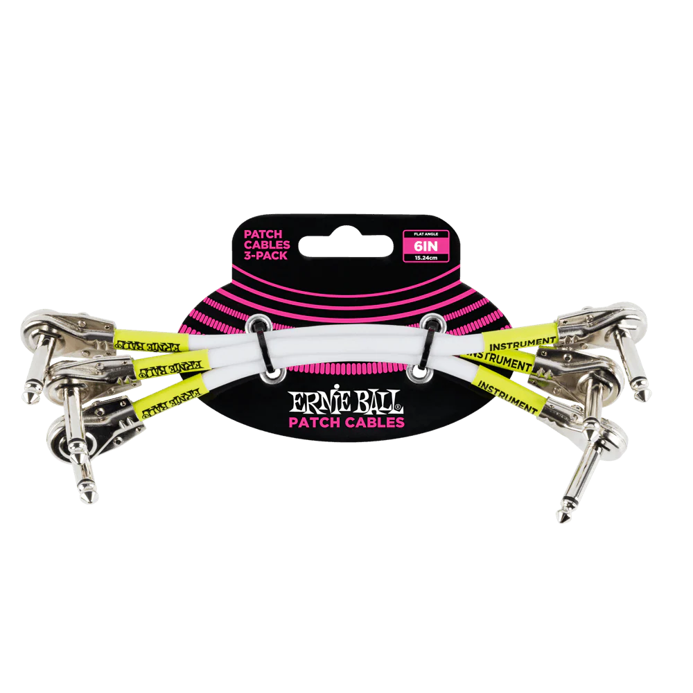 Ernie Ball Guitar Patch Cable 3 Packs