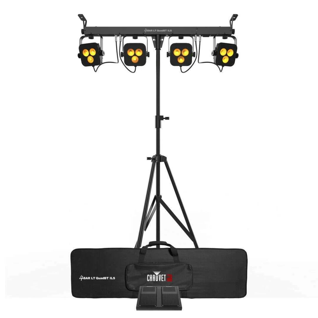 Chauvet DJ 4BAR LT QUAD BT ILS Wash Lighting Set with Bluetooth