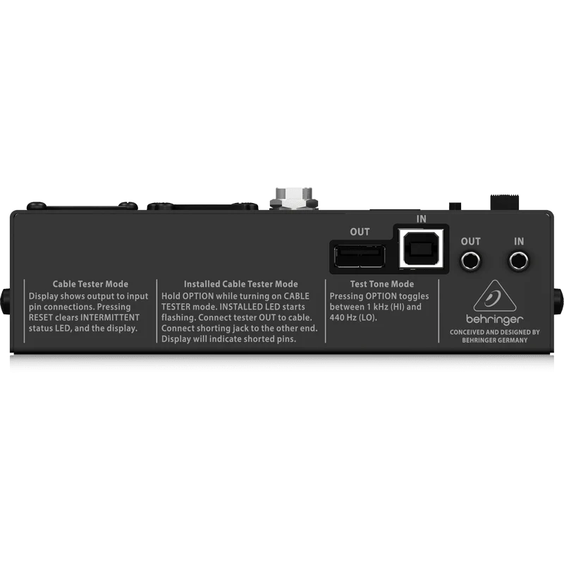 Behringer CT200 8-in-1 Cable Tester