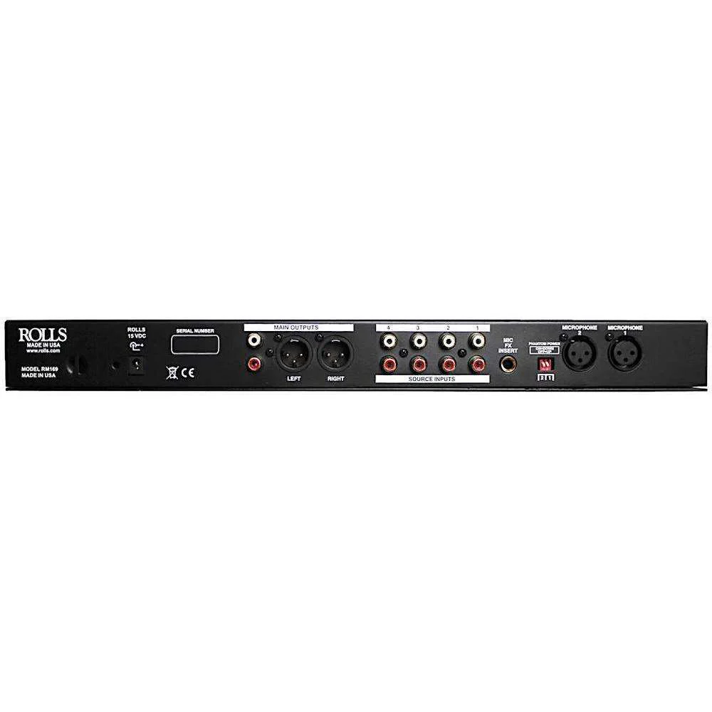 Rolls RM169 Six Channel Professional Audio Mixer with Bluetooth