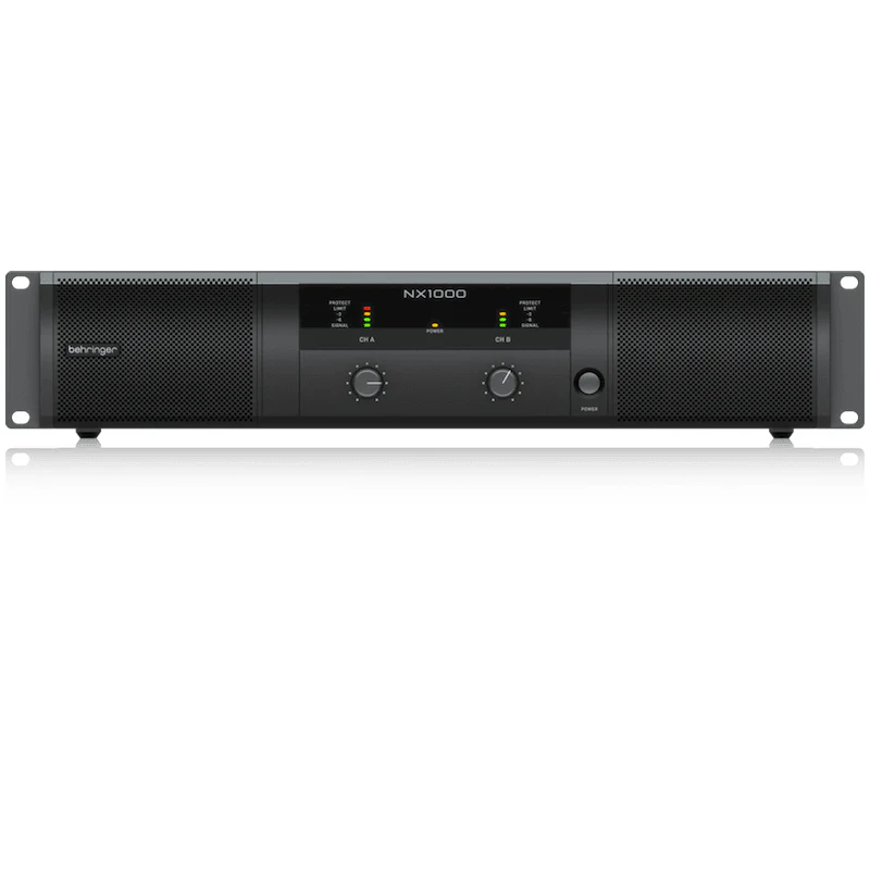 Behringer NX1000 Ultra-Lightweight 1000-Watt Class-D Power Amplifier with SmartSense