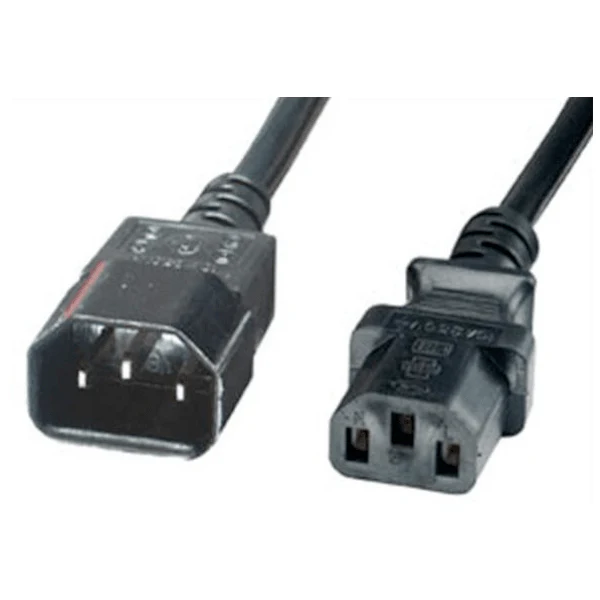 IEC-C13 Plug to IEC-C14 Socket Extension Power Cable (2 for 1 Offer)