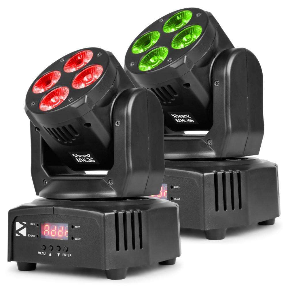 BeamZ MHL36 Moving Head Wash Set
