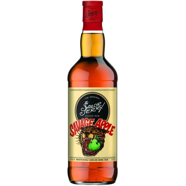 Sailor Jerry Savage Apple Spiced Rum (750ml)