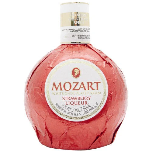 Mozart White Chocolate Cream Strawberry Liqueur (750ml)