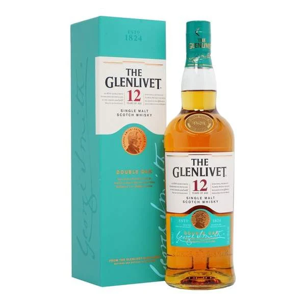 The Glenlivet 12 Years of Age Double - Oak Single Malt Scotch Whisky (750ml)