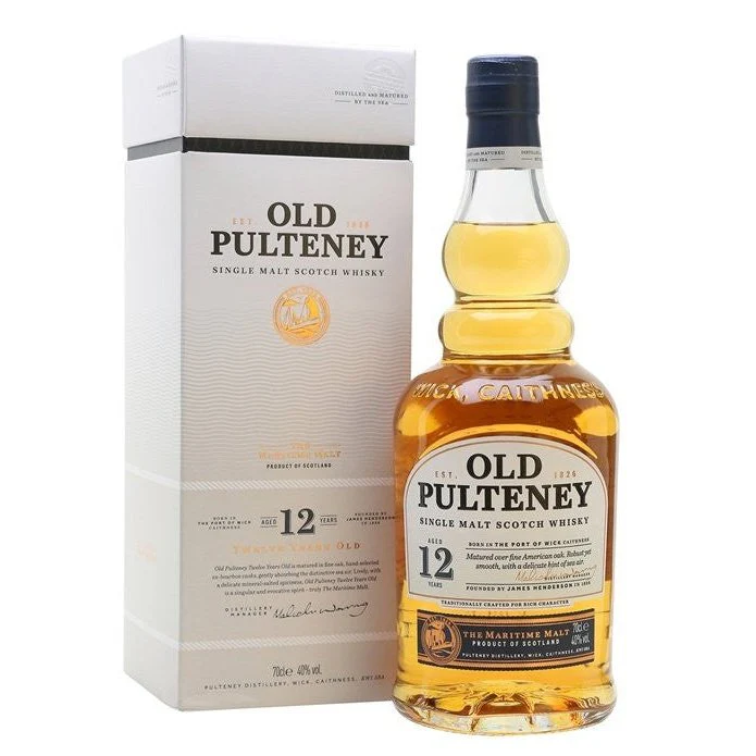 Old Pulteney 12 Year Old Single Malt Scotch Whisky (750ml)