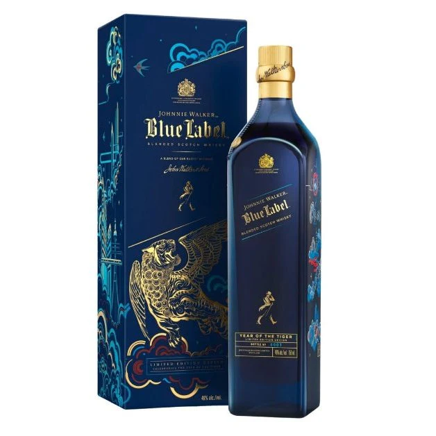 Johnnie Walker Blue Label Limited Edition Design (Year of The Tiger) - Blended Scotch Whisky (750ml)