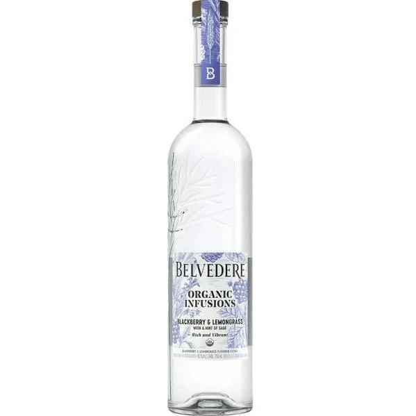 Belvedere Organic Infusions Blackberry & Lemongrass Vodka (750ml)