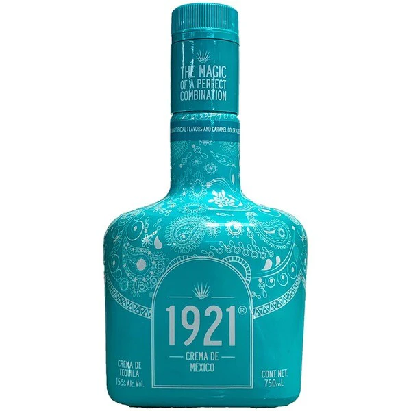 1921 Cream Tequila Aqua Bottle (750ml)