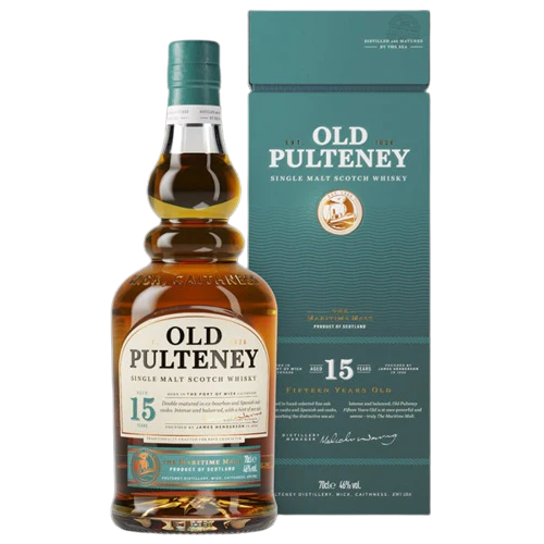 Old Pulteney 15 Year Single Malt Scotch Whisky (750ml)