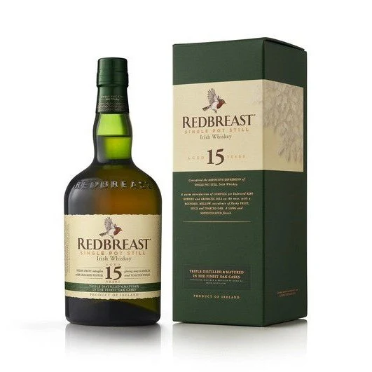 Redbreast 15 Year Old Single Pot Still Irish Whiskey (750ml)