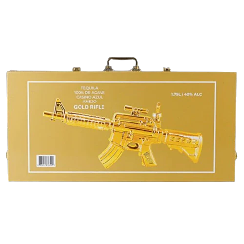 Casino Azul Gold Rifle Anejo Tequila (1.75L)