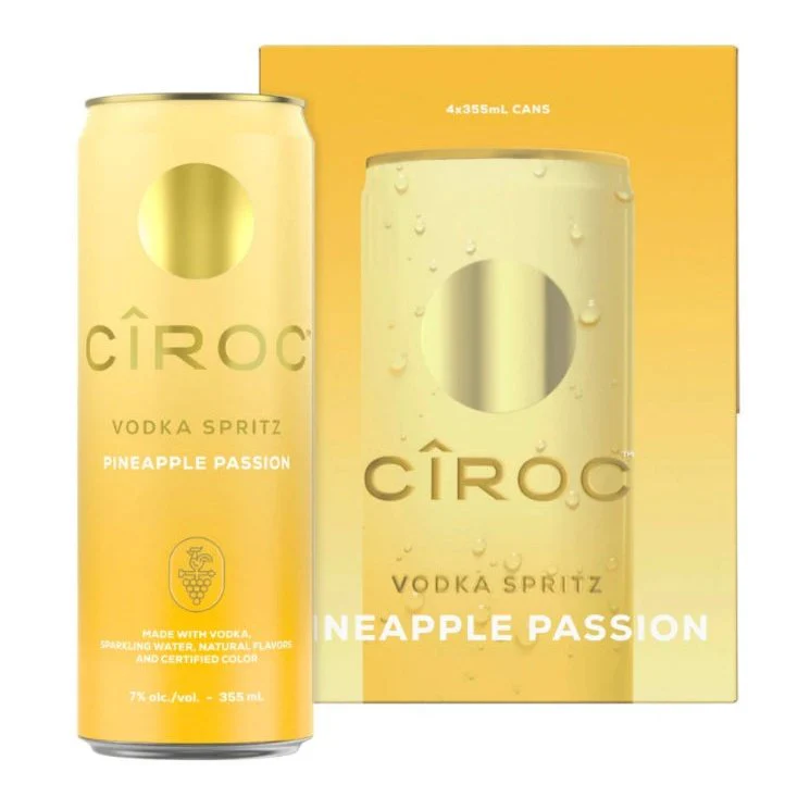 Ciroc Vodka Spritz Pineapple Passion (4x355ml)