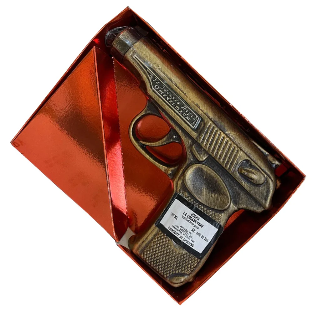 Makarov La Collection Vodka - Pistol Shaped Vodka Bottle (100ml)