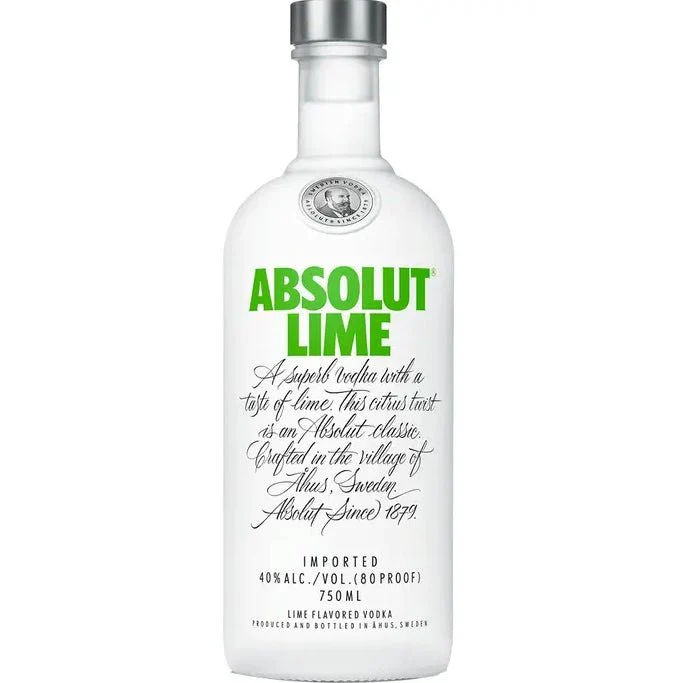 Absolut Lime Flavored Vodka (1.75L)
