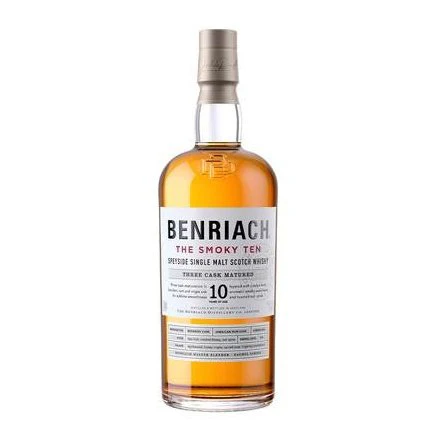The Benriach Smoky Ten Single Malt Scotch Whisky 10 Year (750ml)